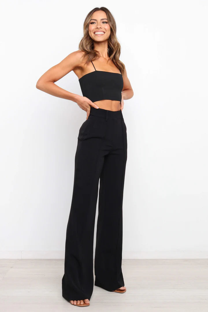 Wide Leg Tailored Pants